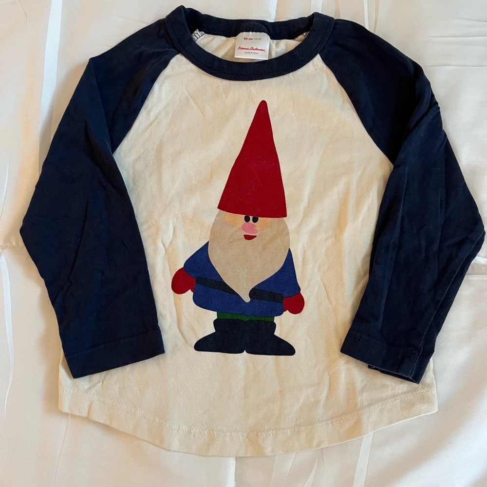 Hanna Andersson Gnome Baseball Tee